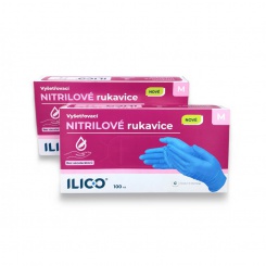 Rukavice ILICO nitrilové pro alergiky (modré)
